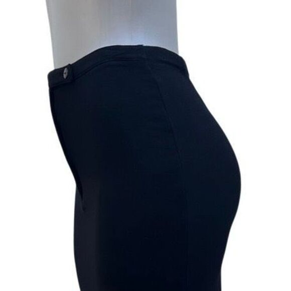 Chelsea Campbell Midi Pencil Skirt Women's Size 6P Black Rayon Blend Stretch - Picture 10 of 14
